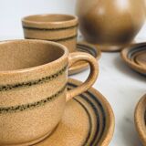 Coffee service in Sarreguemines sandstone