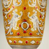 Antique ceramic vase by Serafino Volpi for Deruta, Italy, 1950s.