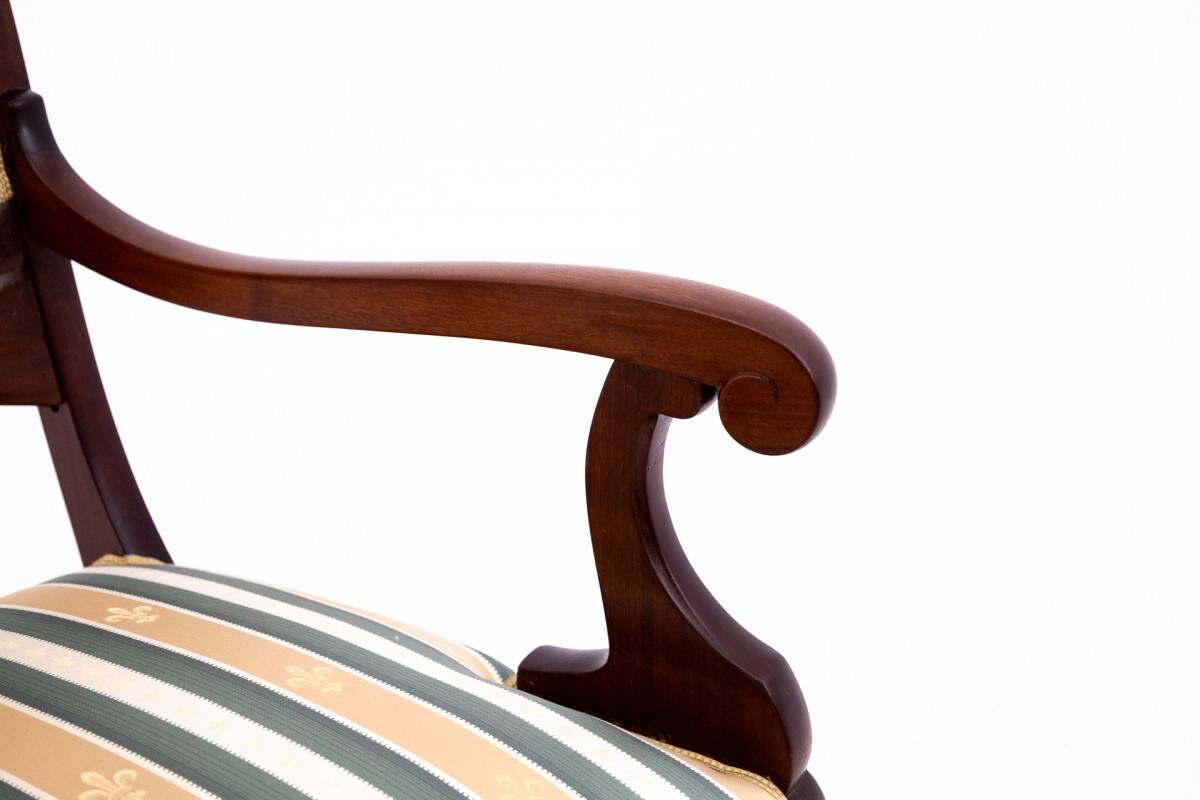 Armchairs, Northern Europe, circa 1890. After renovation.