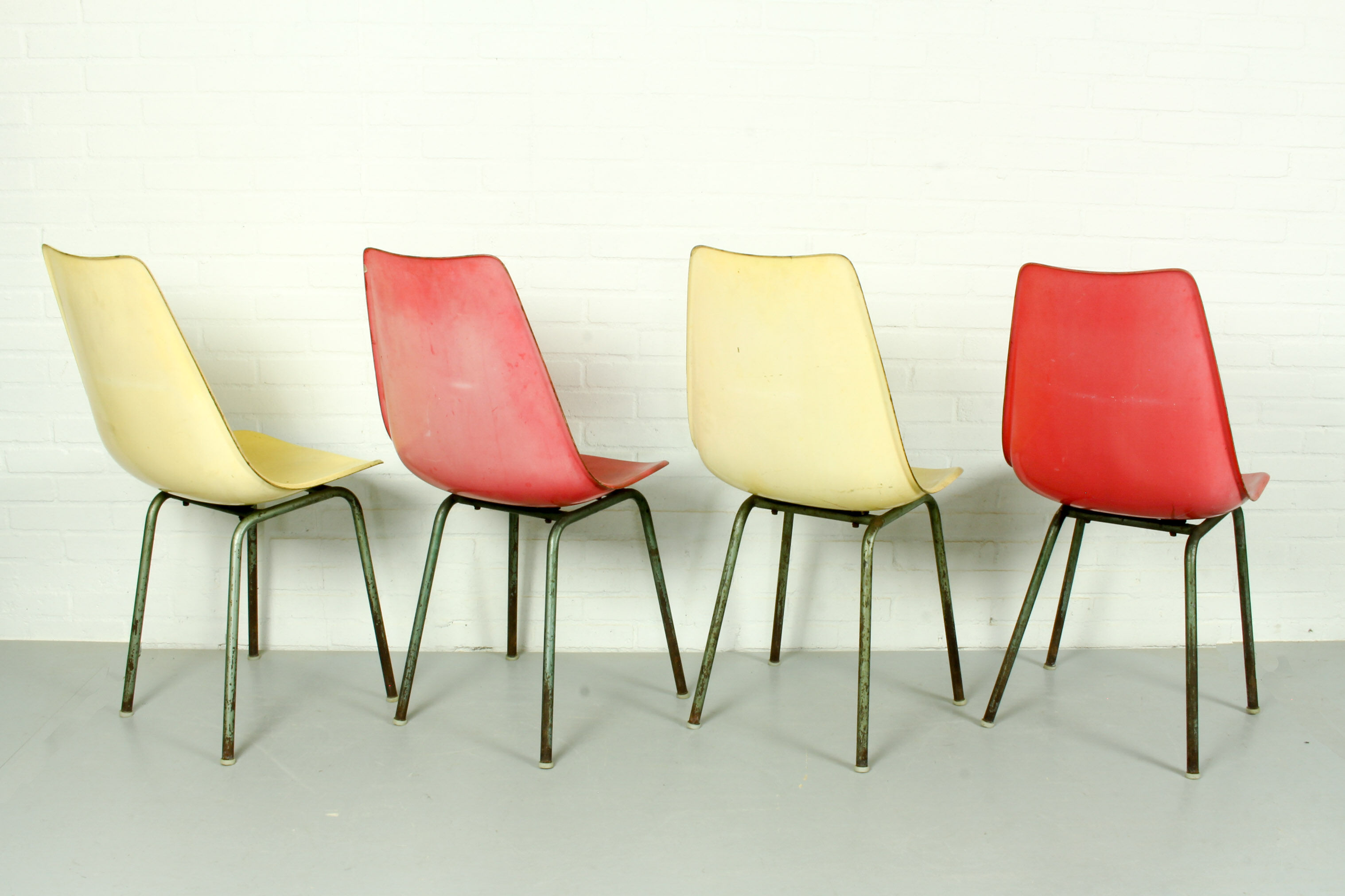 4 chairs by KVZ Semily, 1950s