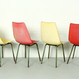 4 chairs by KVZ Semily, 1950s
