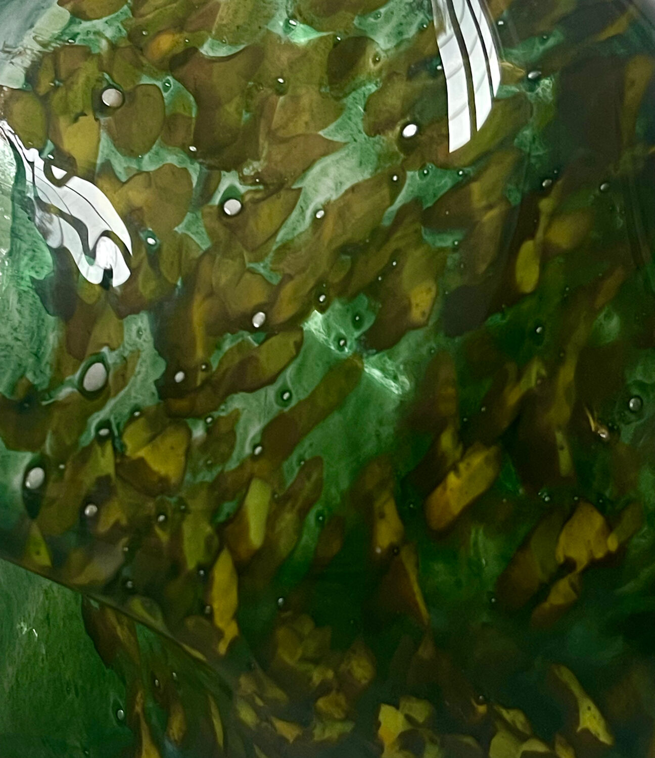 Blown glass vase 1970.