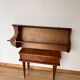 wooden wall shelf