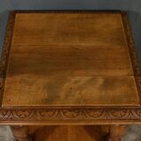 Small Solid Walnut Coffee Table, Louis-Philippe Style – Late 19th Century