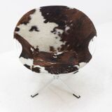 Circle s Lusch Erzeugnis 1960 calfskin leather chair