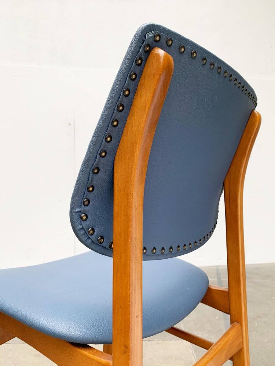 Ensemble de chaises en bois de style mi-siècle