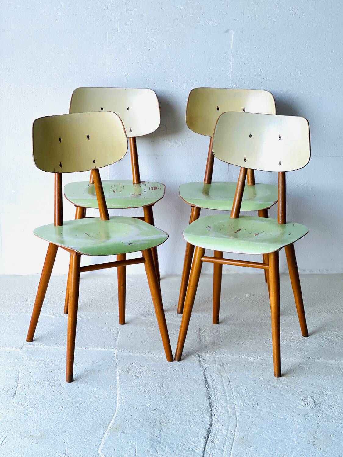 Dining Chairs by TON, 1960’