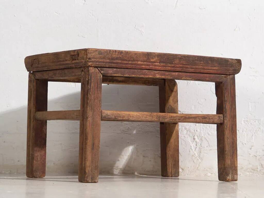 Ancient Asian coffee table (c.1900) #4