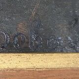 Painting 'Still Life with Fruits' Oil on panel signed, 1900s