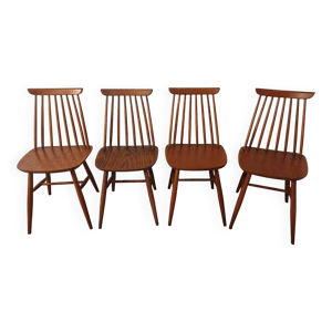 Série de 4 chaises scandinave