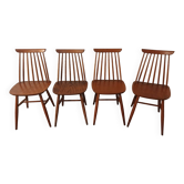Série de 4 chaises scandinave
