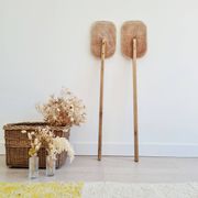 Pair of wooden paddles