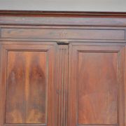 Wardrobe Louis XVI period 18th century mahogany