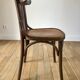 Curved wooden bistro chair 40s 50s