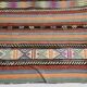 6x8 Ethnic Striped Green & Orange Kilim Rug, 176x230Cm