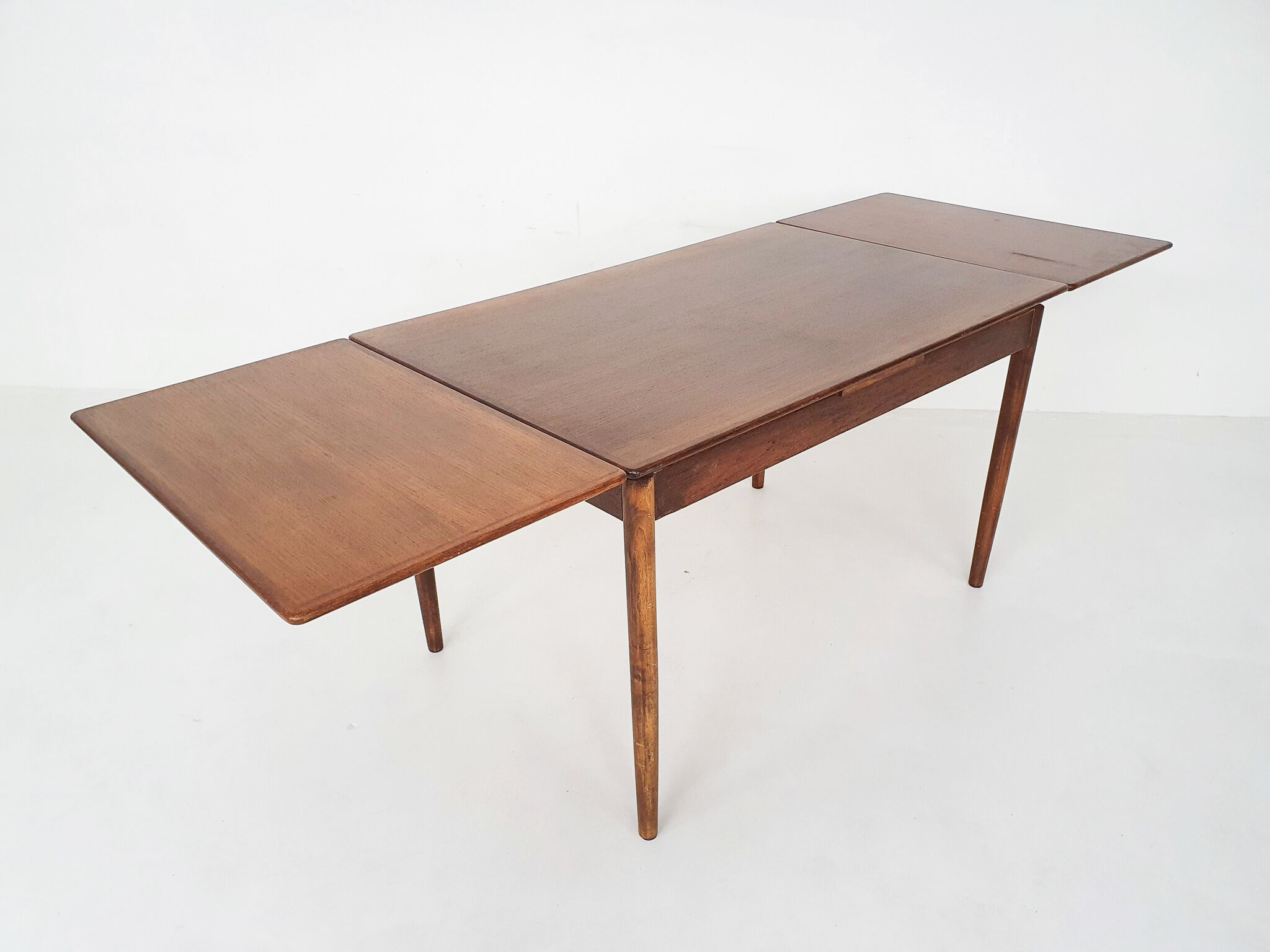 Mid-century teak extendable dining table, 1950's