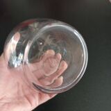 Small glass wine decanter
