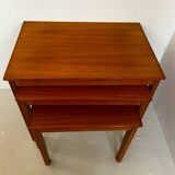 Danish nesting tables in vintage teak.