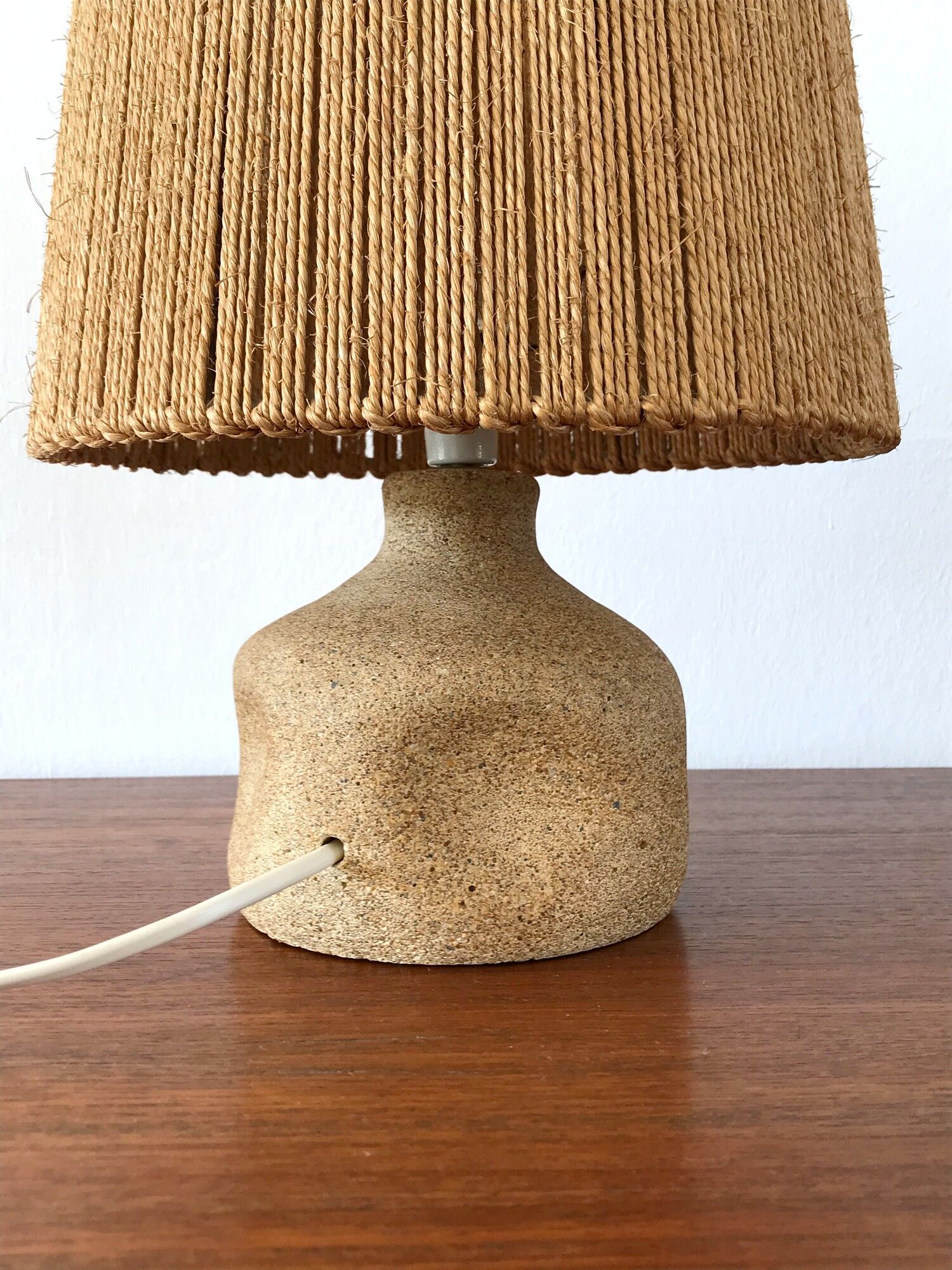 Vintage stone lamp 70s