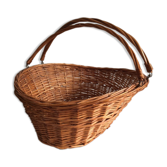 2-handle wicker basket