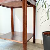 Side table vintage art deco style pedestal table