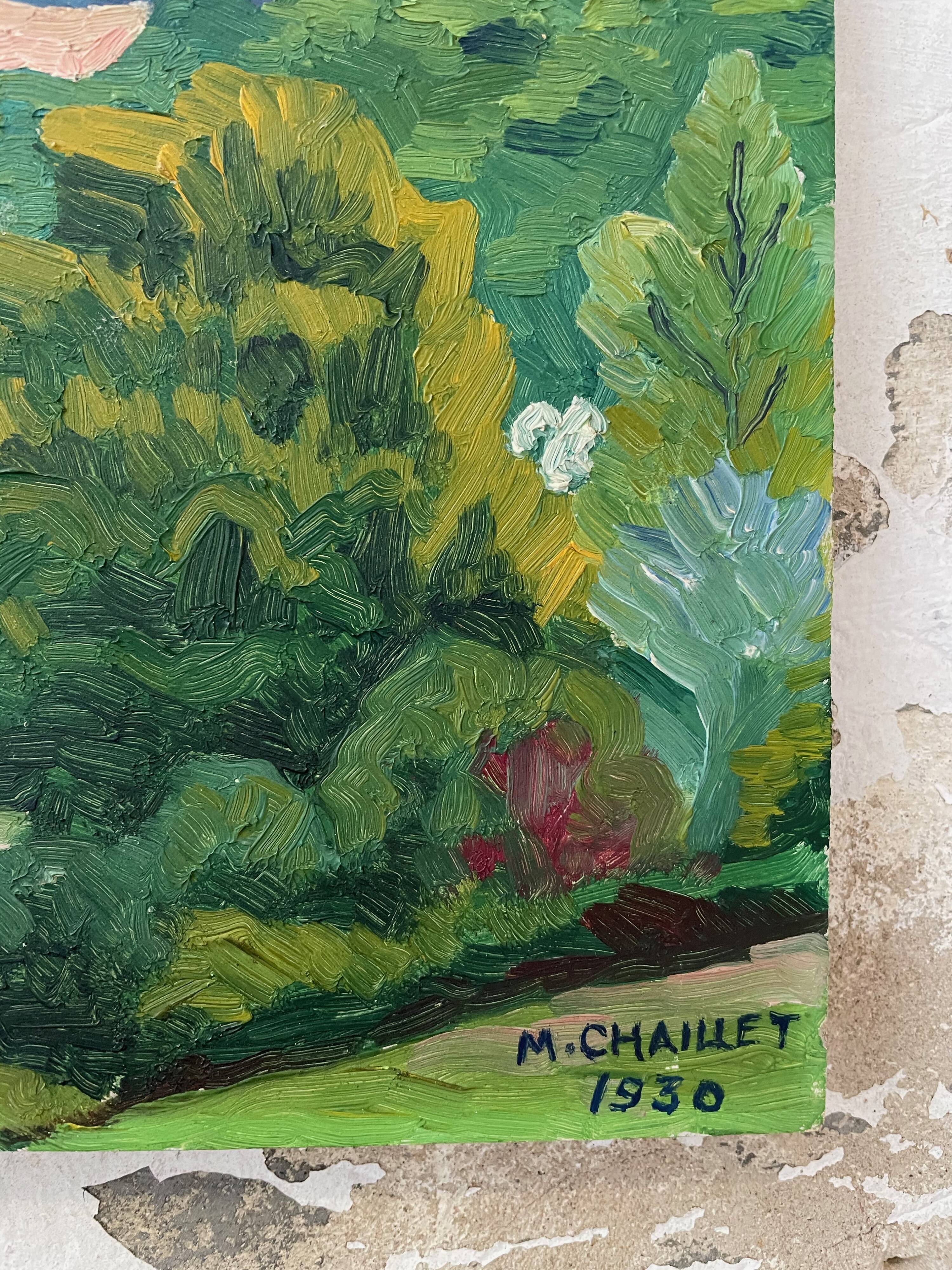 Landscape oil painting 1930