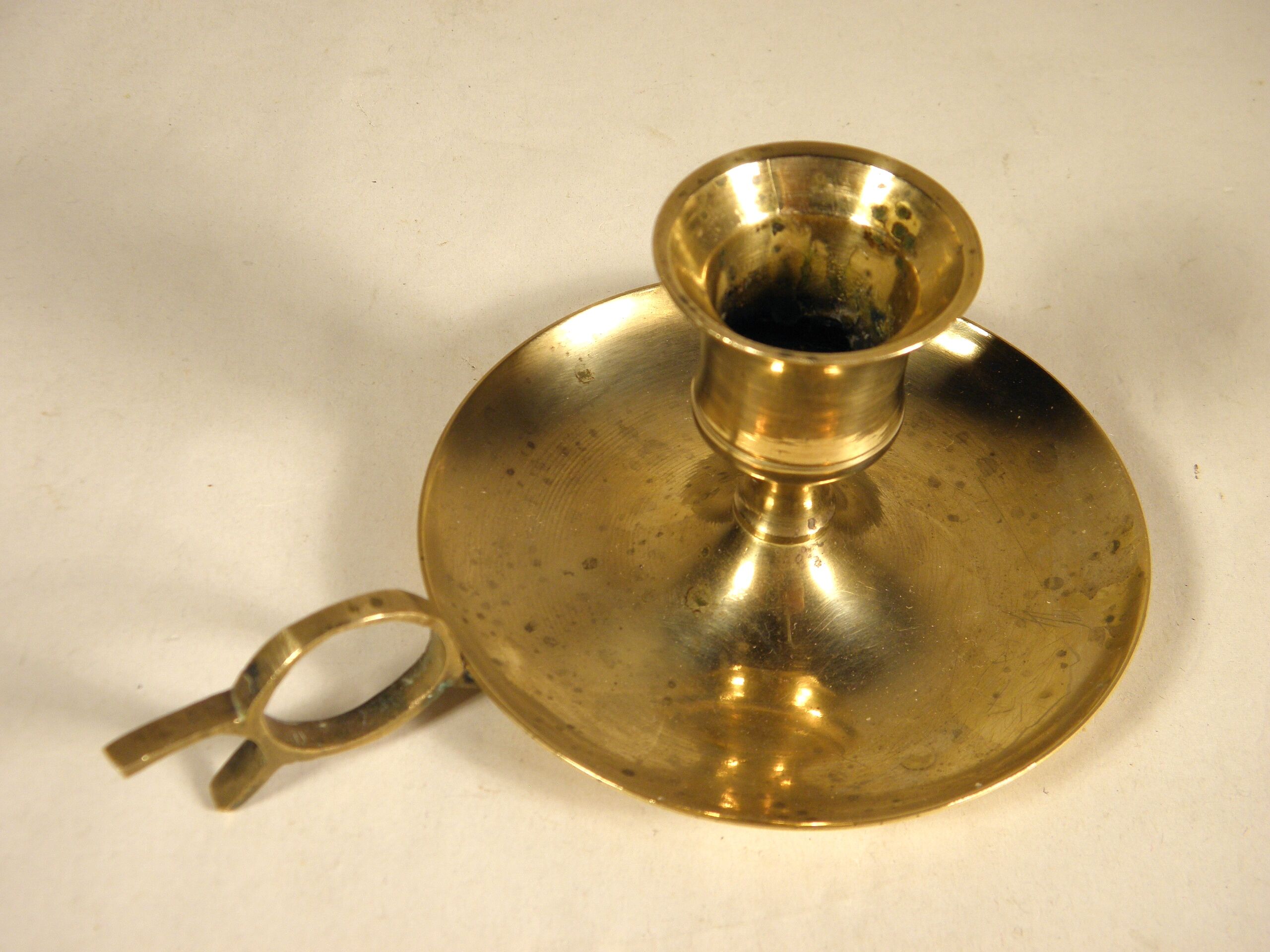 Brass candle holder