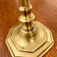 Vintage gold metal candlestick