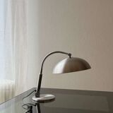 Hala desk lamp model 144 Busquet silver grey 1950s