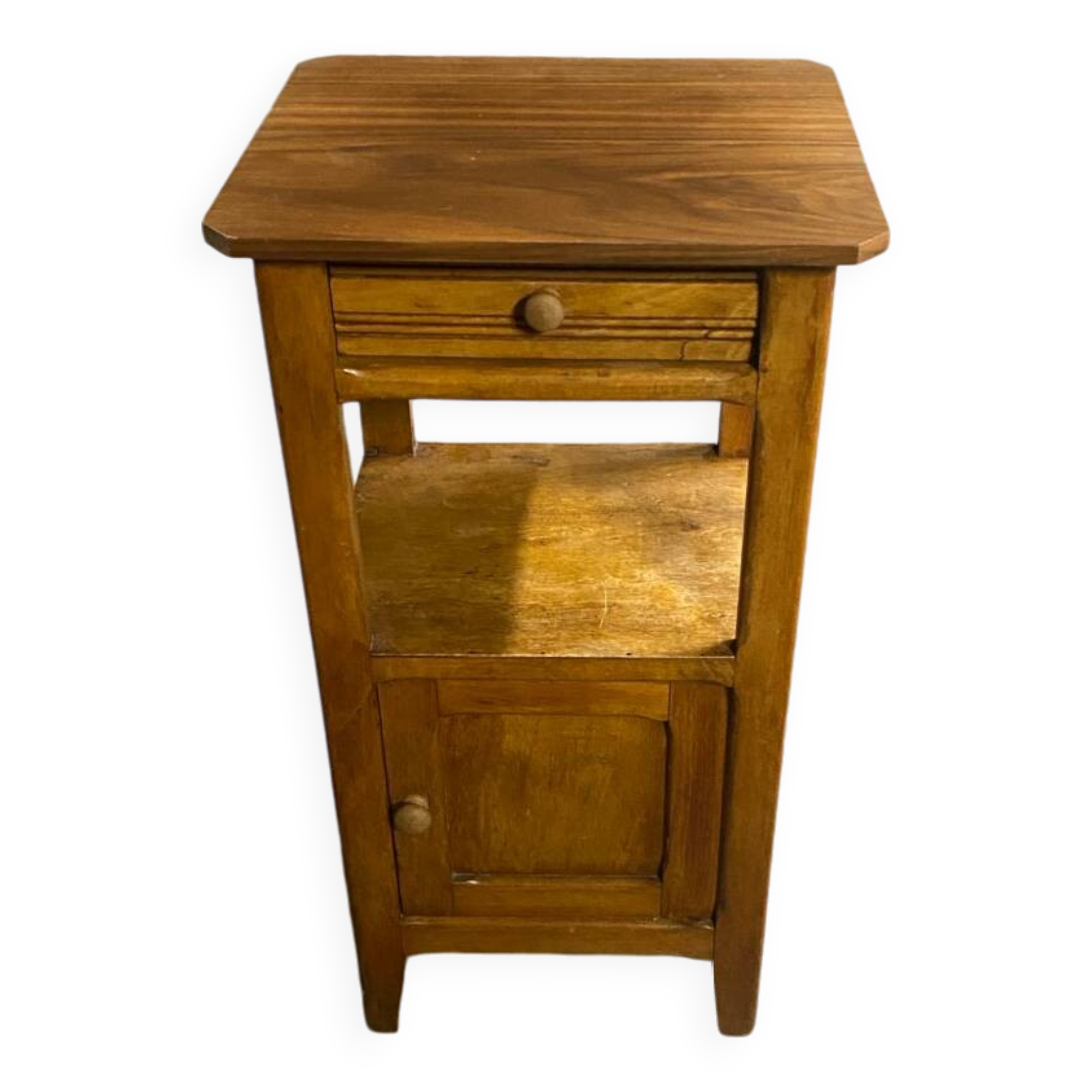 50s wooden bedside table