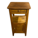 Table de chevet bois année 50
