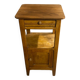Table de chevet bois année 50