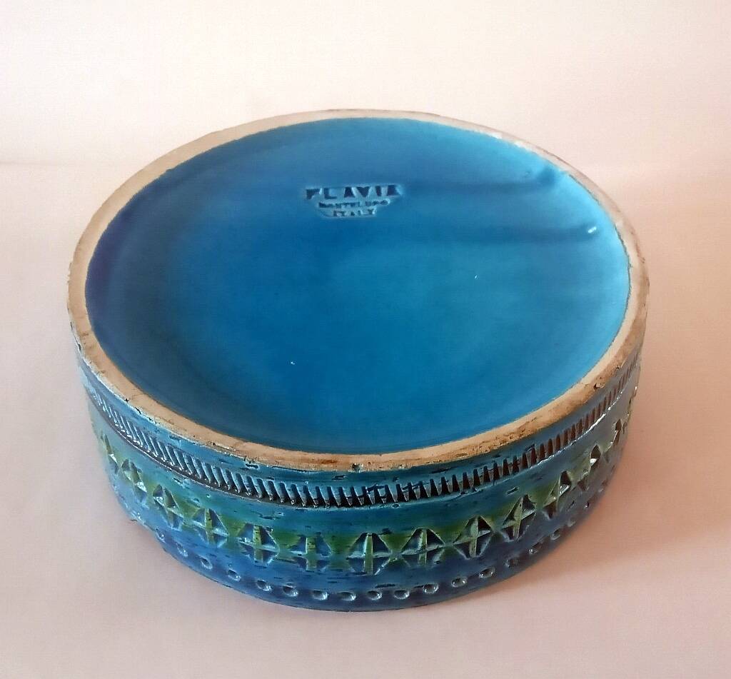 Cendrier italien Bitossi Rimini Blu