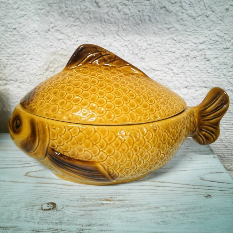 Fish soup service by Kil Keramik, 13 pieces - 1970s