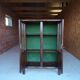 brutalist display cabinet olavi hanninen solid oak mikko nupponen, finland 1960