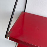 Vintage metal wall shelf wall rack minimalistic 1960’s