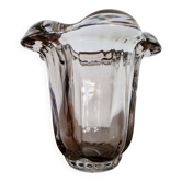 Vase en Cristal fumé