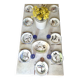 Service de table assiettes et plats Gien modèle grands oiseaux