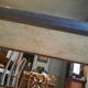 Table basse métal et carrelage année 50