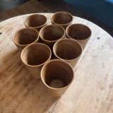 Verres gobelets grès Digoin