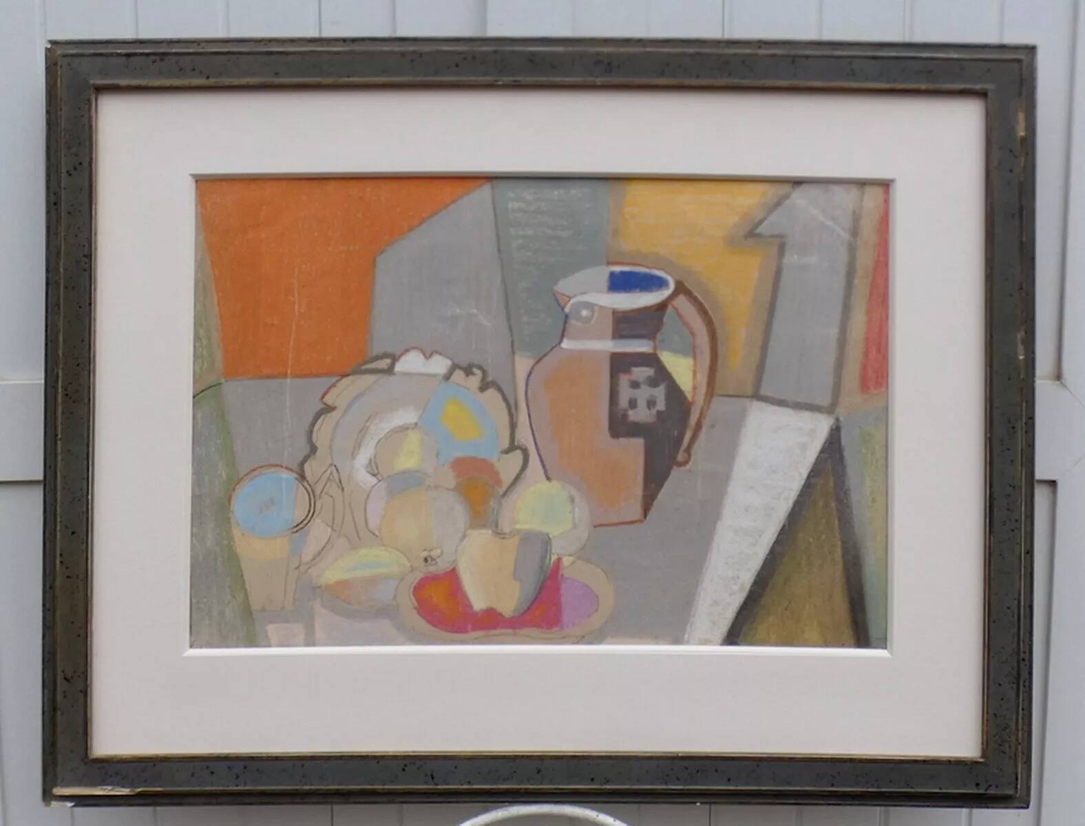 Peinture vintage de fruits nature morte