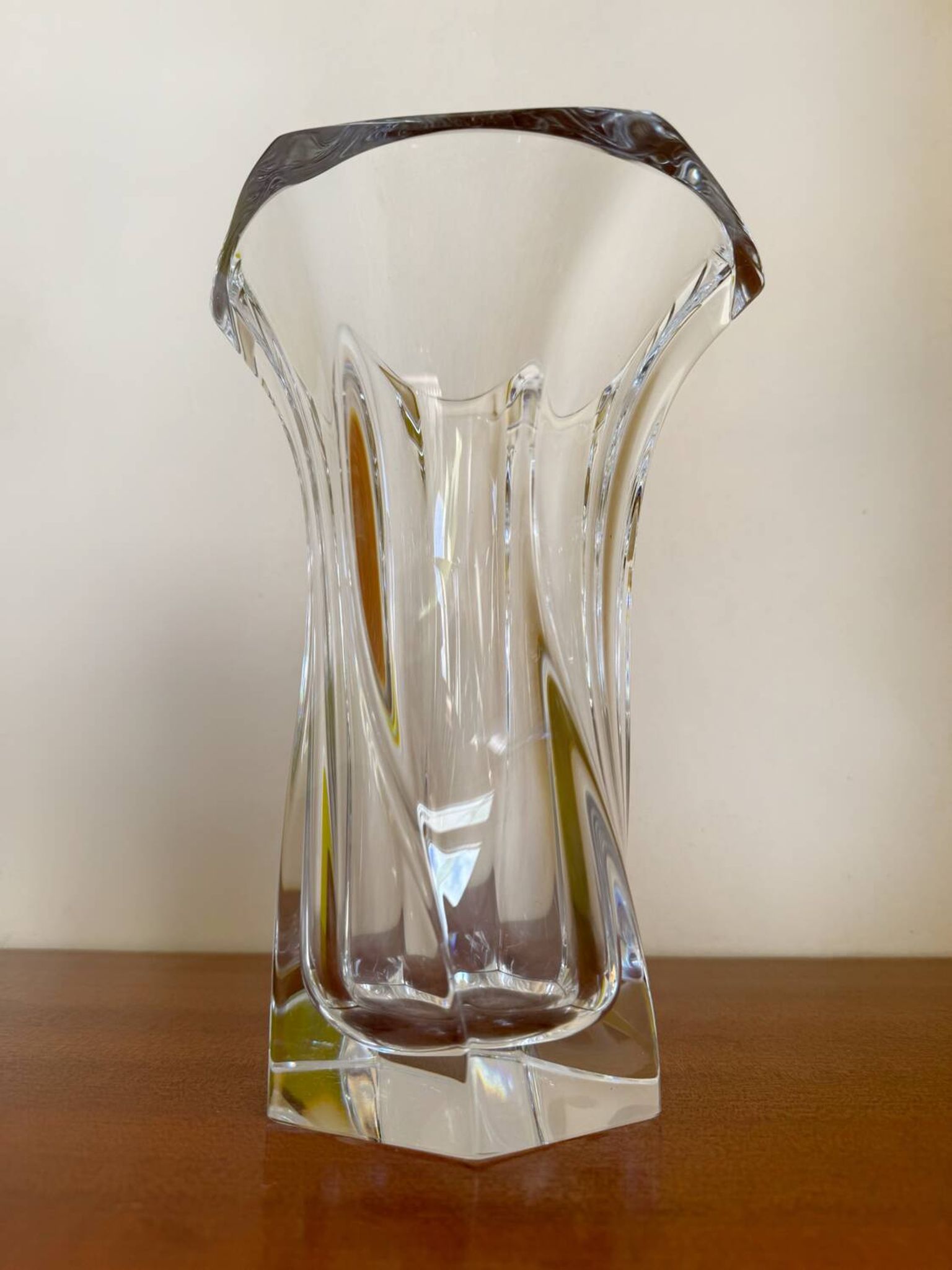 Vase cristal de Sèvres années 60