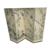 Paravent décor oiseaux signé J.de Greling 1900