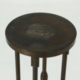 Table d'appoint Art Déco en bronze, années 1930
