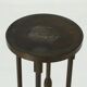 Art Deco Bronze Pedestal Side Table 1930s