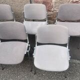 Series of 35 DSC 106 Chair by Giancarlo Piretti for Castelli from the 1970s