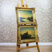River, 19th Century, Oil on Hardboard, Framed