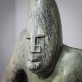 Shona warrior hand-carved sculpture