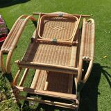 Rattan lounge chair called “Grand-Mère”