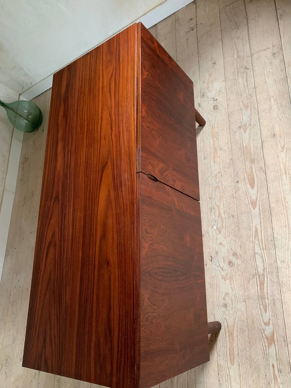 Vintage Scandinavian enfilade in Rio rosewood.